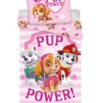 Otroška posteljnina Tačke na patrulji roza