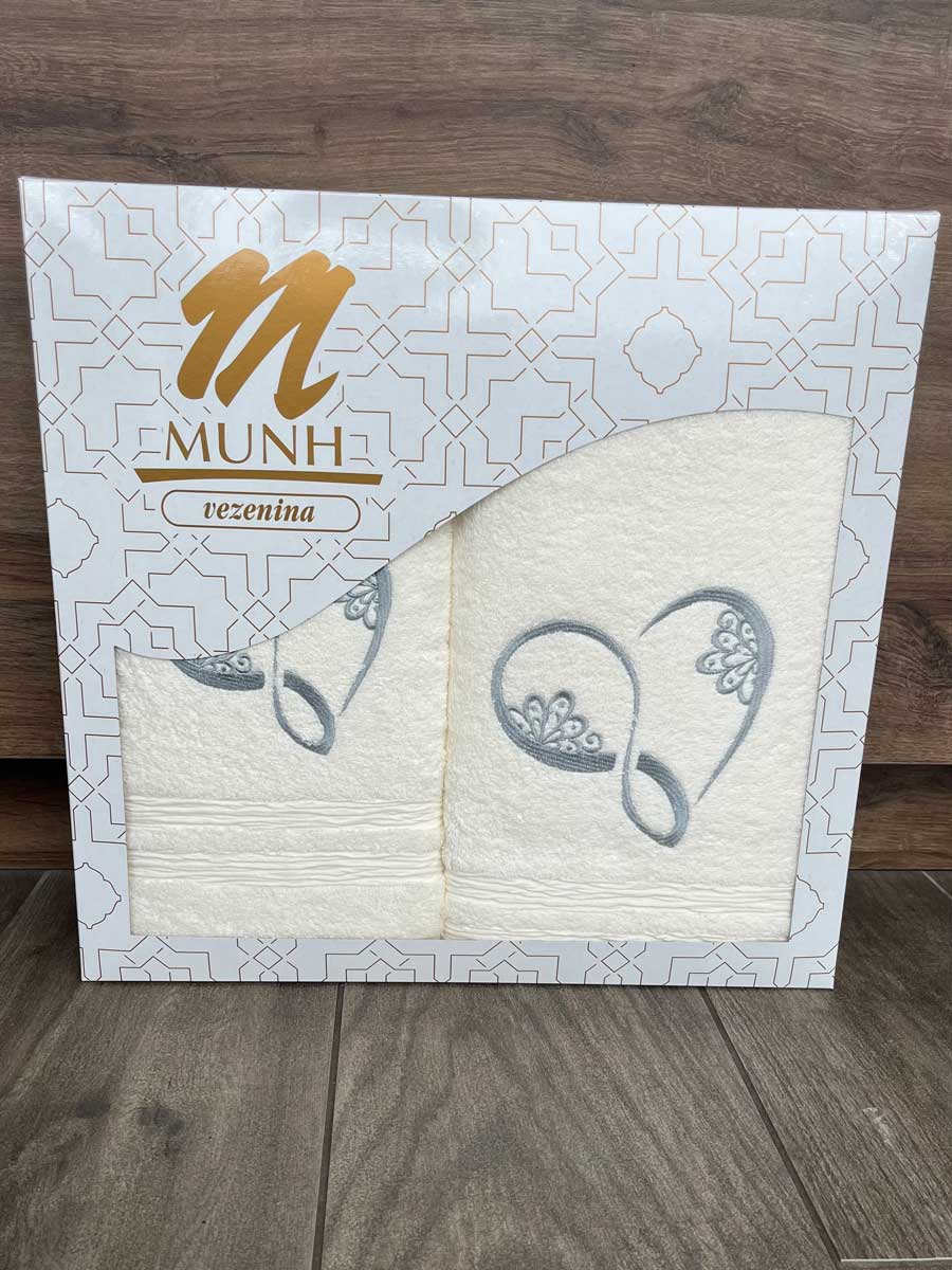 Brisače v škatli Bež Srce