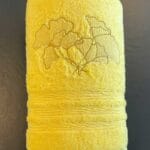 Vezena brisača rumen Ginko