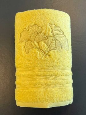Vezena brisača rumen Ginko