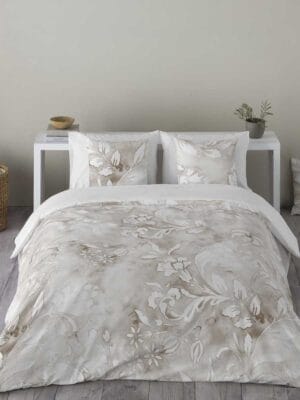 Posteljnina iz satena Pastelni cvetovi