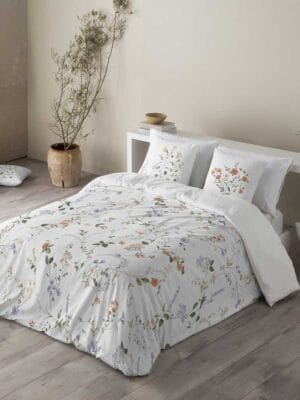 Posteljnina iz satena Rožice